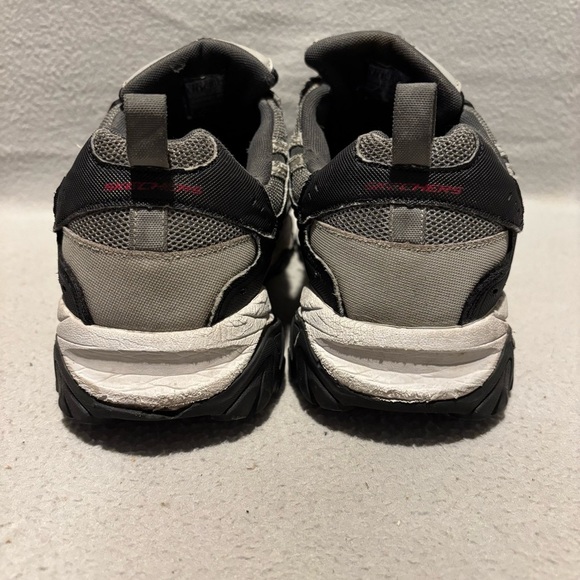 Skechers Athletic After Burn Ridgeburn Slip-On Mens Size 9 Gray Black Shoes - Picture 5 of 7